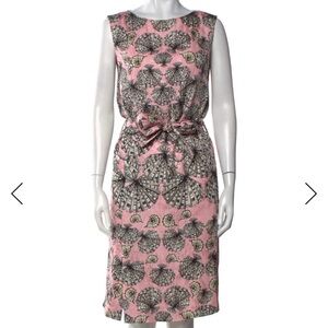 Emilio Pucci stunning shell silk pink dress size 8